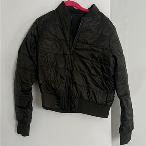 lululemon athletica Black Bomber Jacket